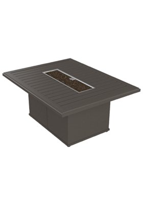 Banchetto 54" x 42" Rectangular Fire Pit, Built-In Ignitor