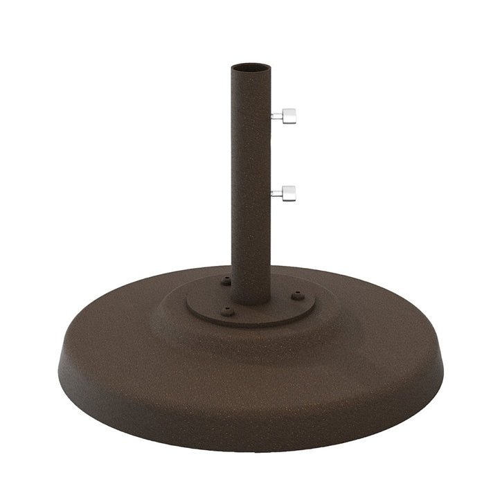 Cement Filled Alum Free Standing Base 24" Round- 1.5" Pole by Tropitone