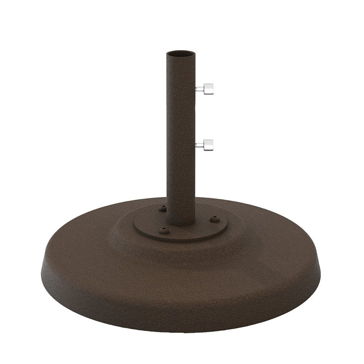 Cement Filled Alum Free Standing Base 24" Round- 2" Pole by Tropitone