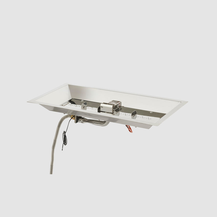 Crystal Fire Plus 12" Linear Gas Burner By The Outdoor Great Room