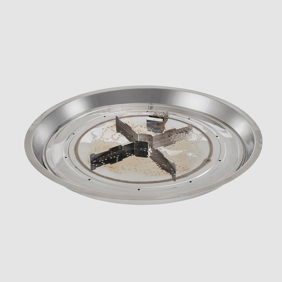 Crystal Fire Plus Round Gas Burner