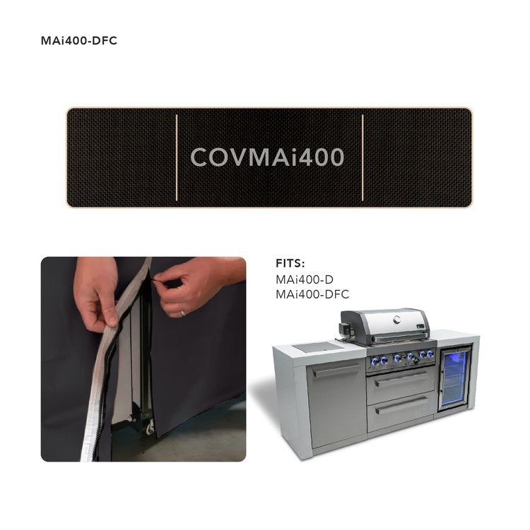 Cover for 4 Burner Island COVMAi400 by Mont Alpi