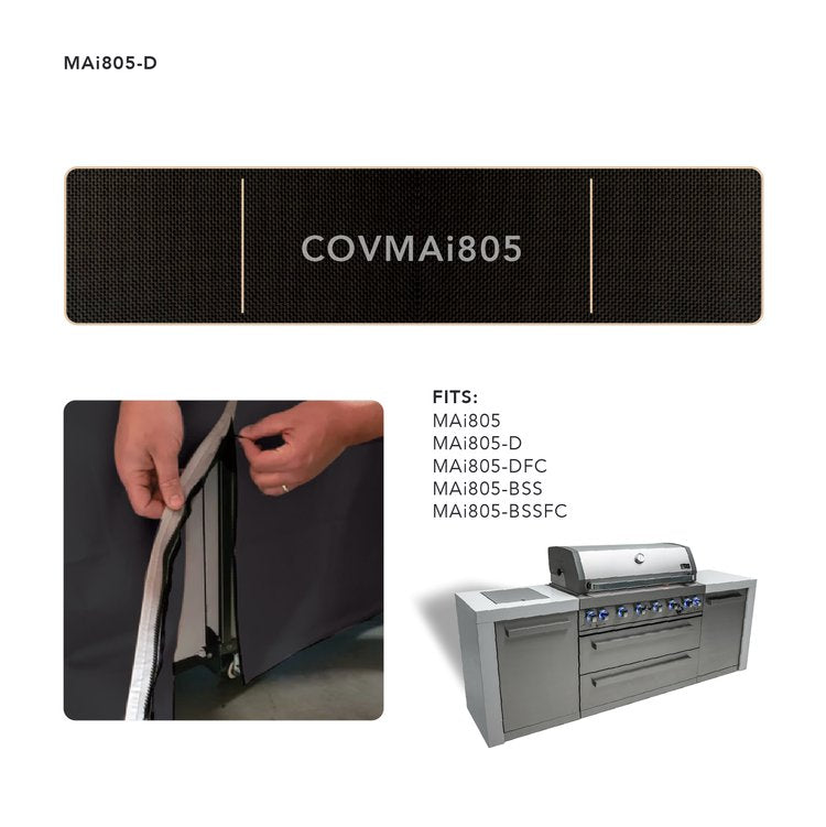 Cover for 6 Burner Island COVMAi805 by Mont Alpi