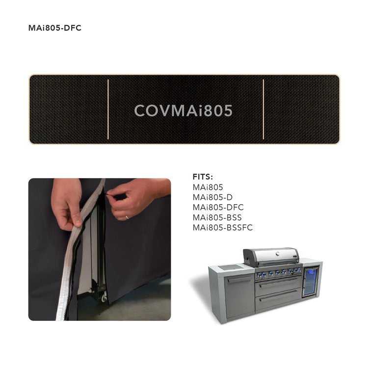 Cover for 6 Burner Island COVMAi805 by Mont Alpi
