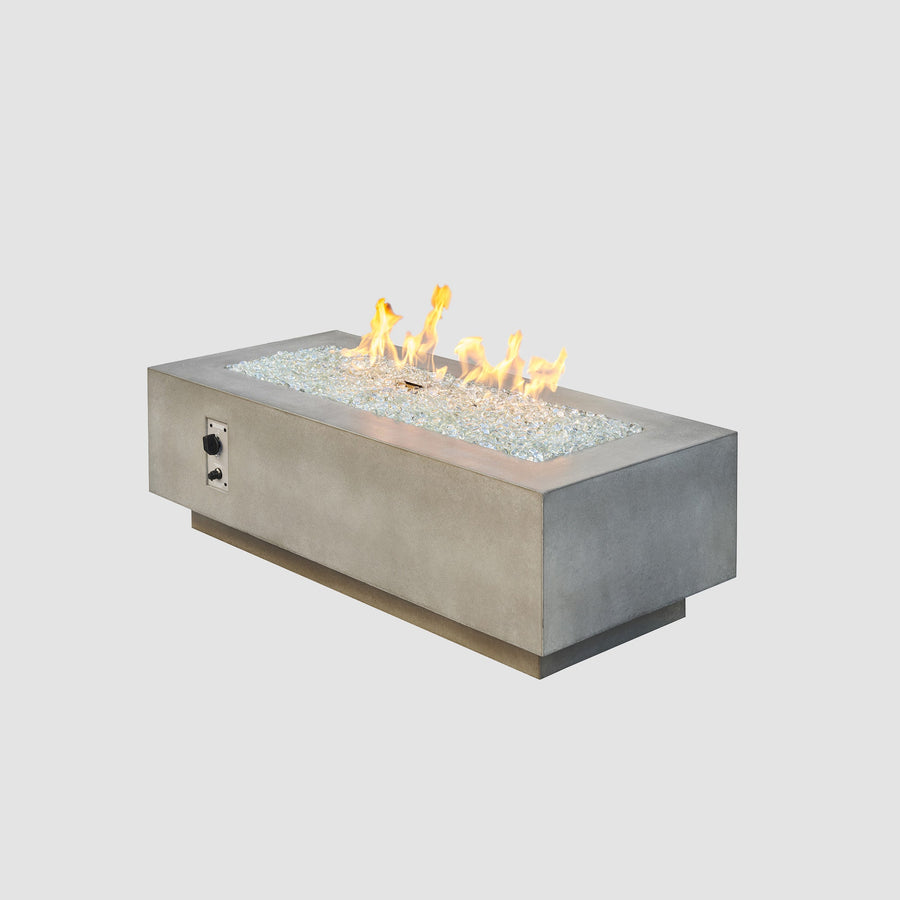 Cove Linear Gas Fire Pit Table 54" By The Outdoor Great Room