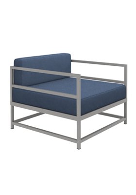 Cabana Club Cushion Arm Chair (17" Seat Height) by Tropitone