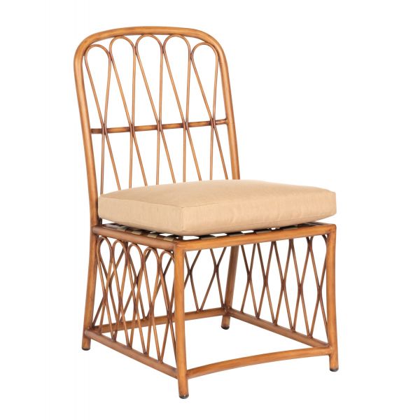 Cane Dining Side Chair By Woodard