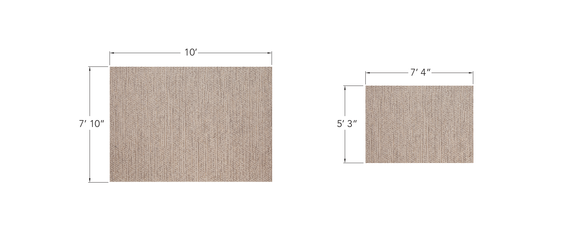 Canyon - Taupe Indoor /Outdoor Rug by Treasure Garden