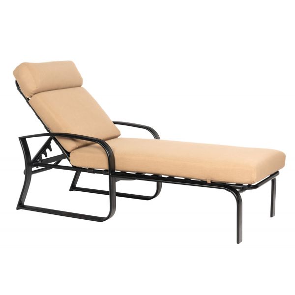 Cayman Isle Cushion Adjustable Chaise Lounge By Woodard