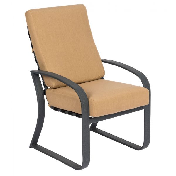 Cayman Isle Cushion Dining Armchair By Woodard