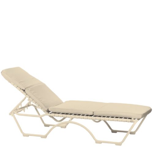 Single Pocket Full Replacement Pad, Strap Chaise Lounge by Tropitone