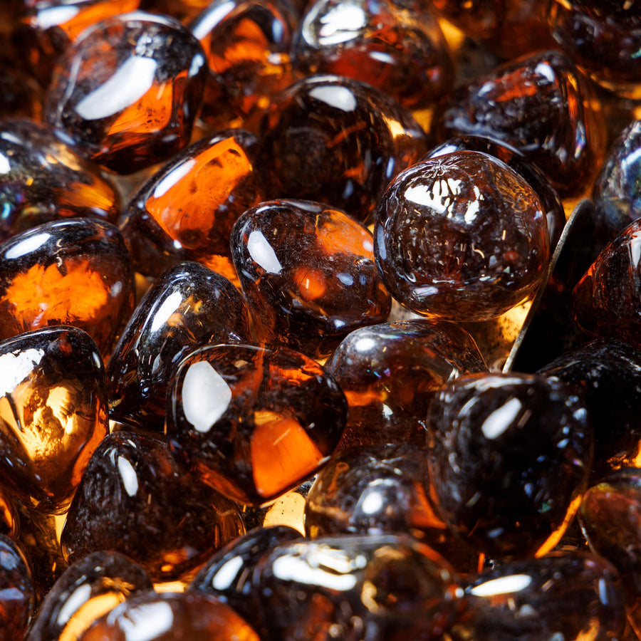 Tempered Fire Glass Diamonds By The Outdoor Great Room