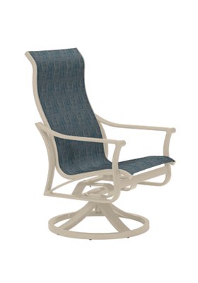 Corsica Sling High Back Swivel Rocker by Tropitone