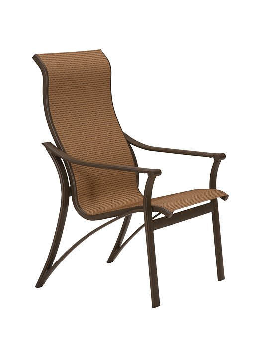 Corsica Sling High Back Dining Chair by Tropitone