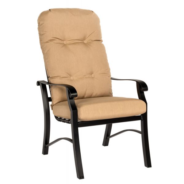 Cortland Cushion High-Back Dining Armchair By Woodard