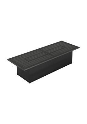 Crestwood 75" x 27" Rectangular, 18" HT, Match Lit Fire Pit