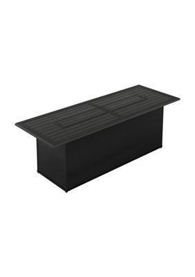 Crestwood 75" x 27" Rectangular, 24" HT, Match Lit Fire Pit