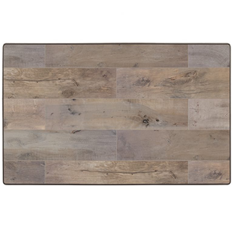36x58" Dakota Table Top with Aluminum Rim by O.W. Lee.