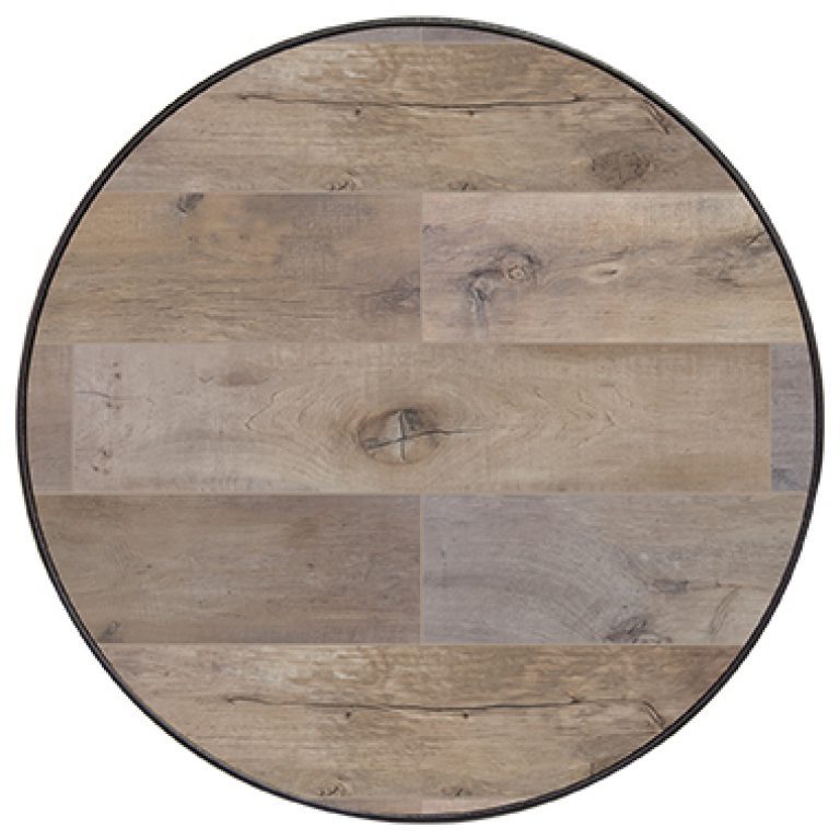 42" Rd. Dakota Table Top with Aluminum Rim by O.W. Lee.