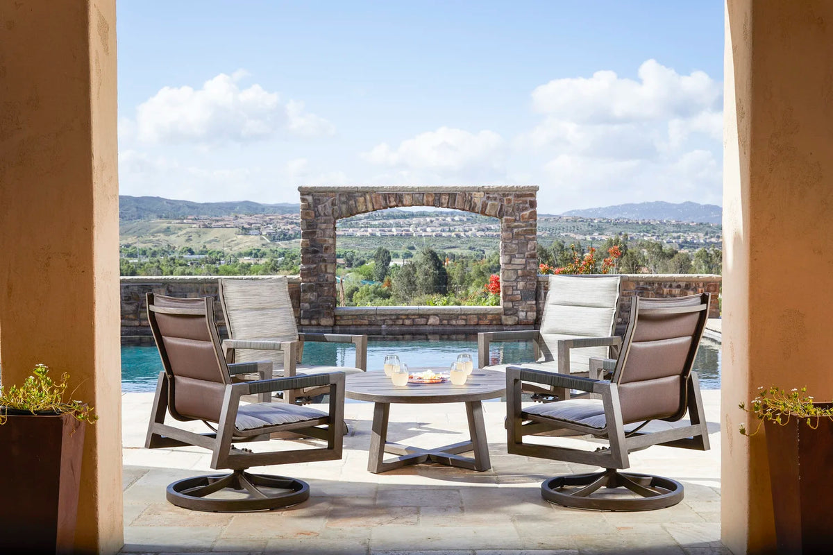 Delano 42” Round Coffee Table by Patio Renaissance