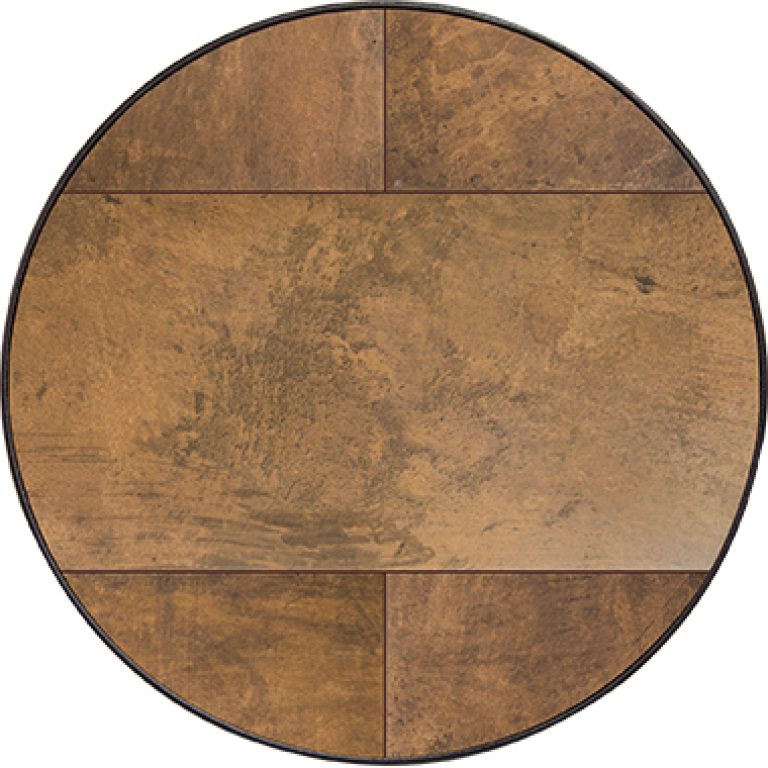 30" Rd. City Series Table Top with Aluminum Rim by O.W. Lee.
