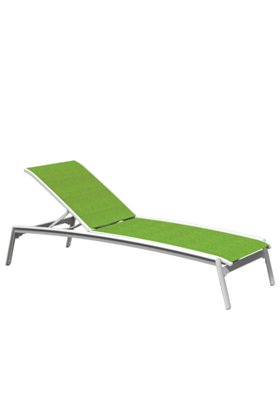 Elance Relaxed Sling Chaise Lounge Armless by Tropitone