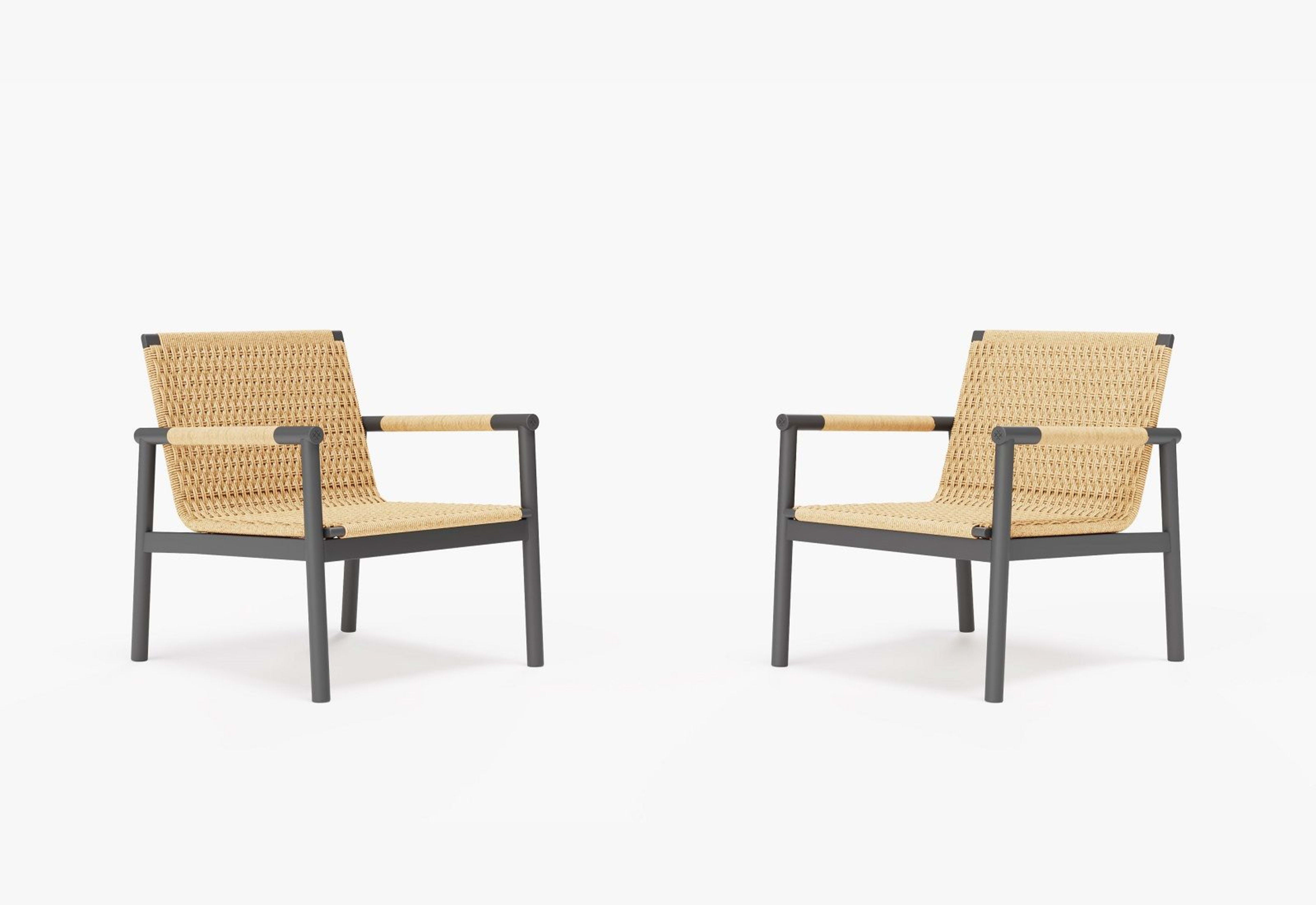 Wicker + Aluminum Flex Conversation Set By Outer