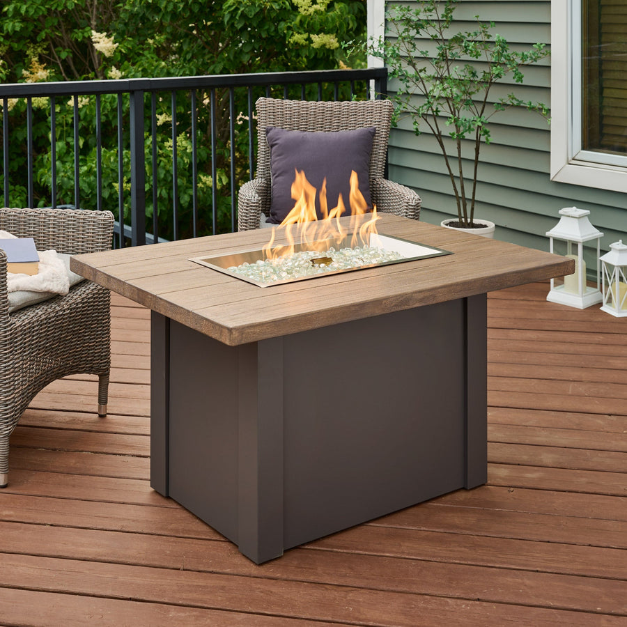 Havenwood Rectangular Gas Fire Pit Table 44"