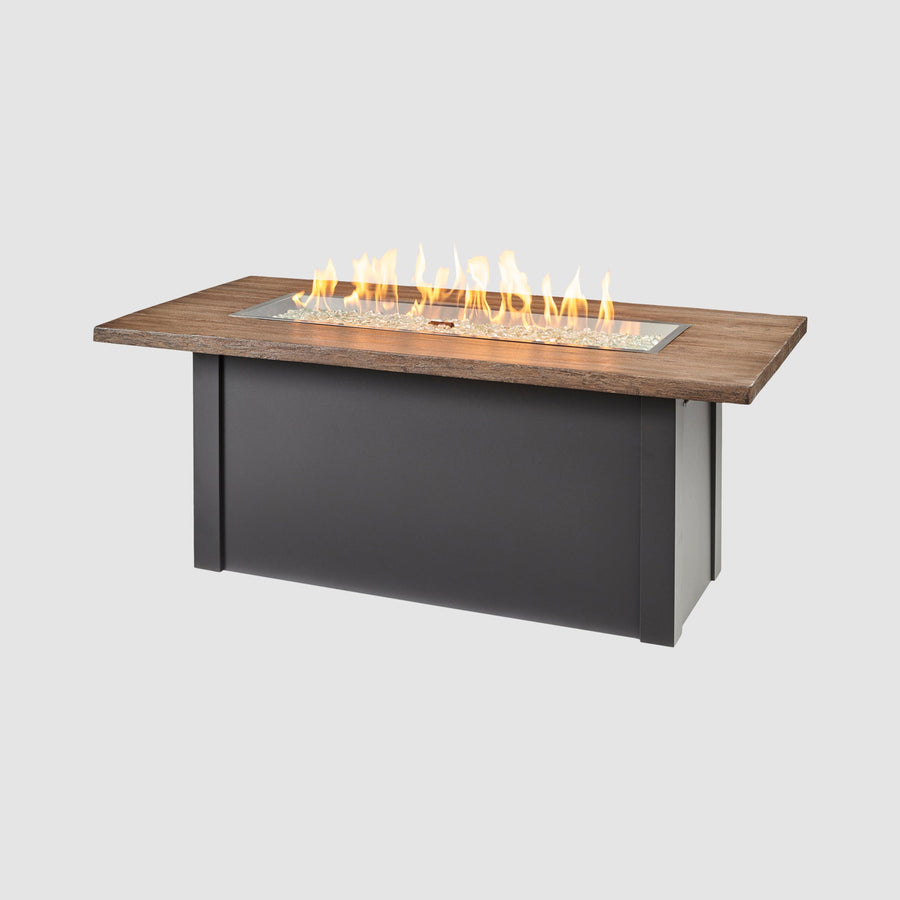 Havenwood Rectangular Gas Fire Pit Table 62"