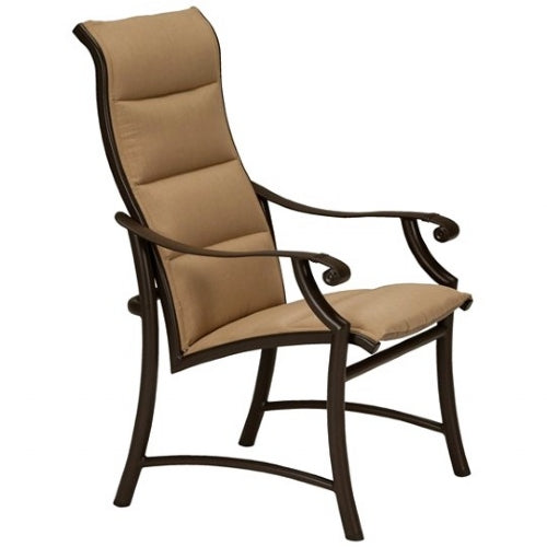 Montreux II High Back Dining Chair Replacement Padded Sling by Tropitone