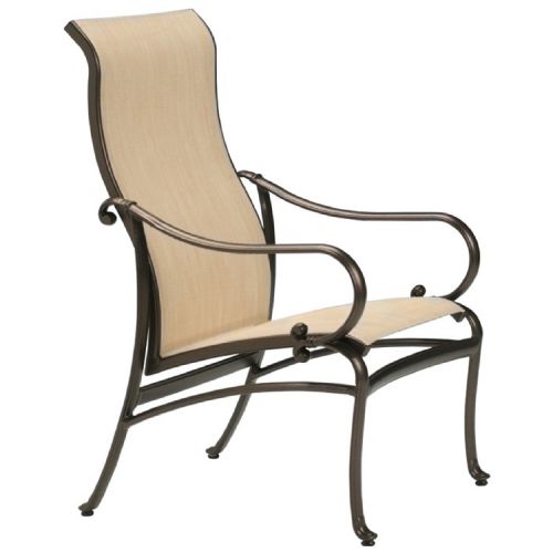 Radiance High Back Dining Chair Replacement Sling by Tropitone