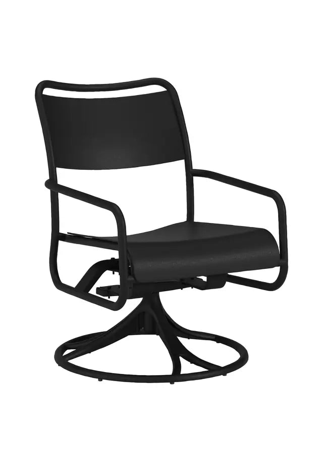 Kahana Solid Back Swivel Rocker by Tropitone