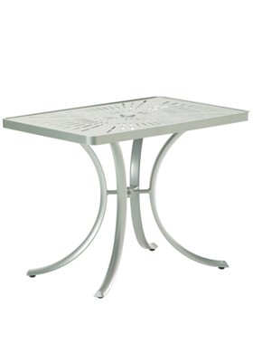 La'Stratta 36" x 24" Rectangular Umbrella Table