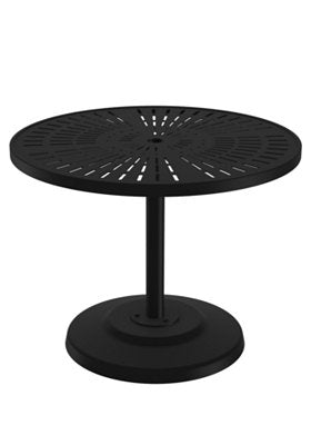 La'Stratta 36" Round KD Pedestal Dining Umbrella Table