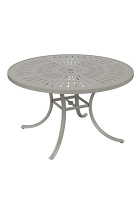 La'Stratta 48" Round Umbrella Dining Table