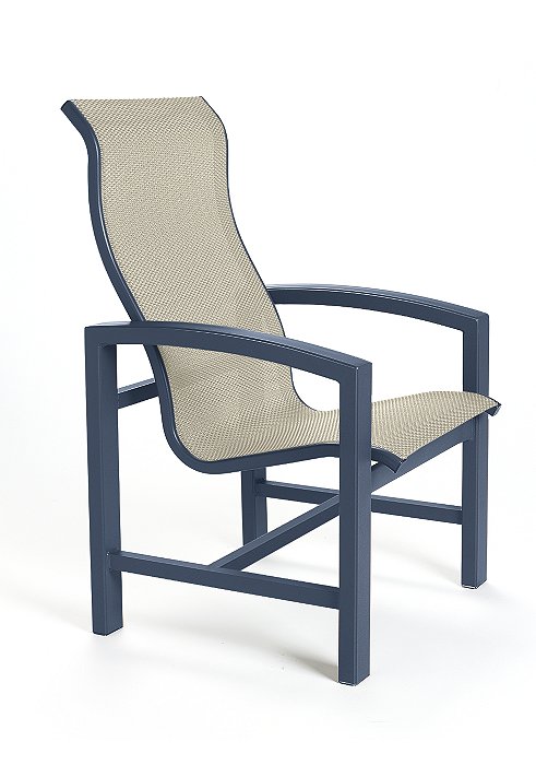 Lakeside Sling High Back Dining Chair