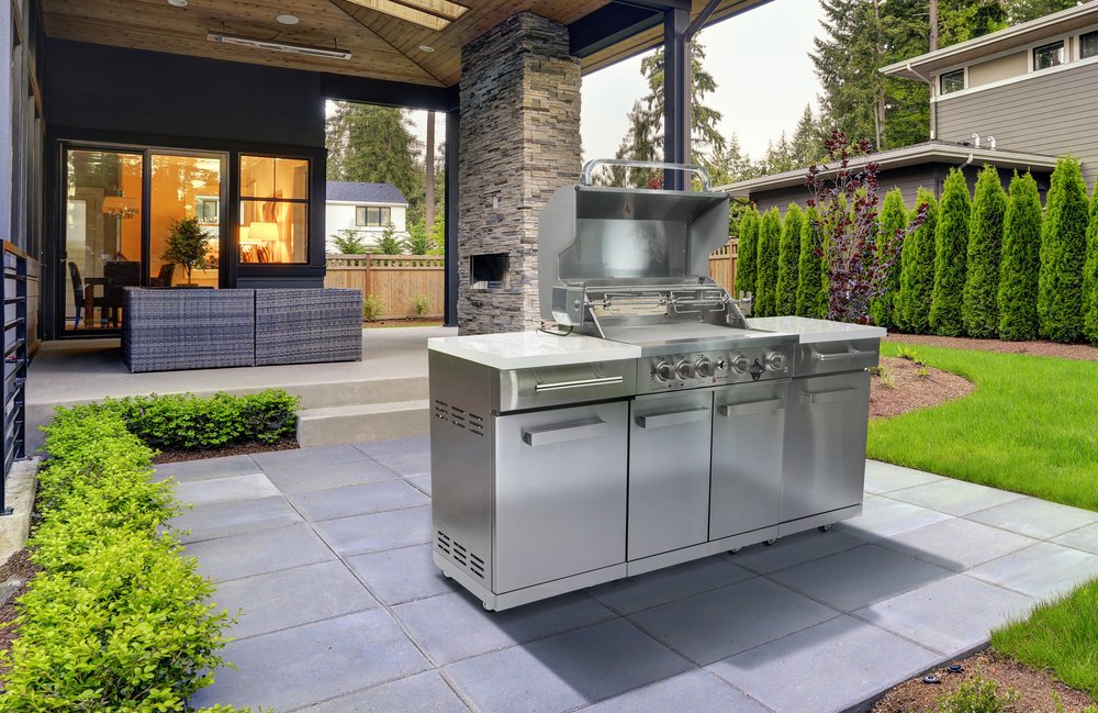 Compact Island Outdoor Kitchen MA-957RS by Mont Alpi