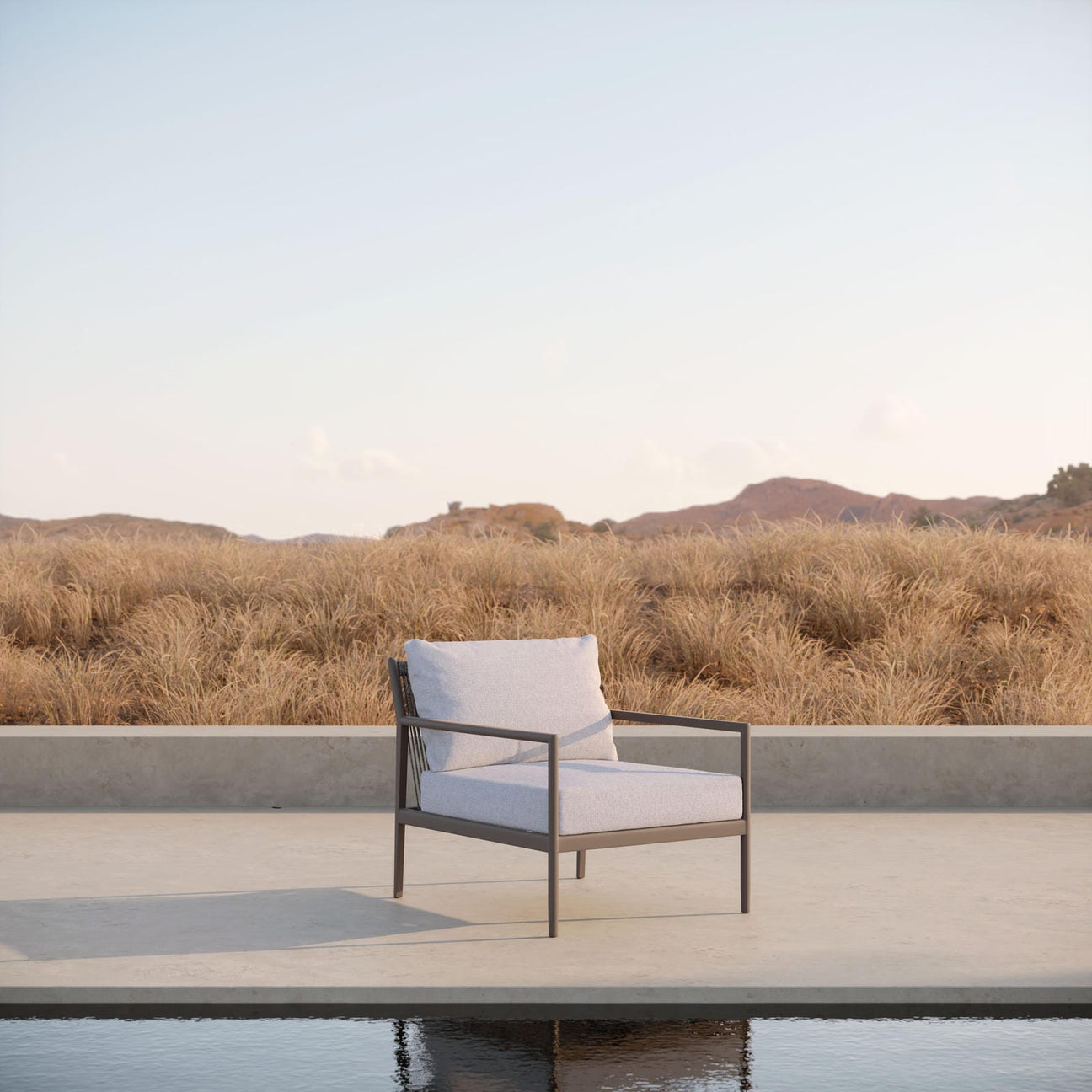 Madeira Club Chair - Bronze by Azurro Living
