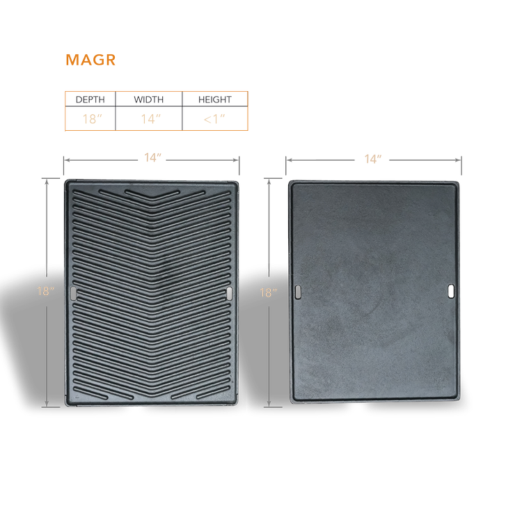 Dual Sided Griddle Plate MAGR by Mont Alpi