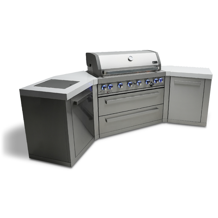 Mont Alpi Original Series 6-Burner Island with 45-Degree Corners MAi805-45 by Mont Alpi