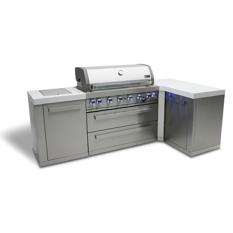 Mont Alpi Original Series 6-Burner Island with 90-Degree Corners MAi805-90 by Mont Alpi