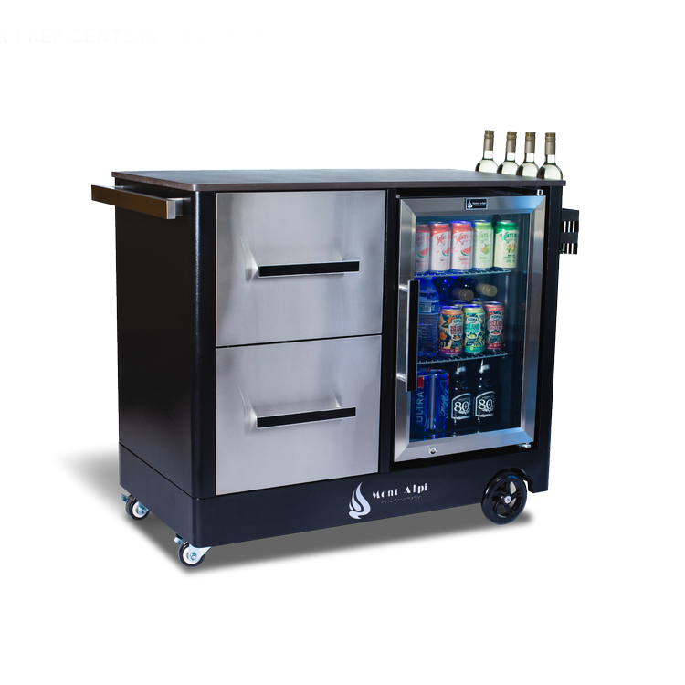 Mobile Outdoor Prep Center / Large Bar Cart MAPCL by Mont Alpi