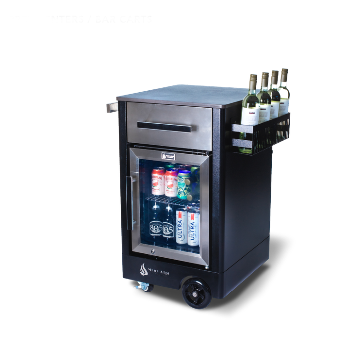 Mobile Outdoor Prep Center / Compact Bar Cart MAPCM by Mont Alpi