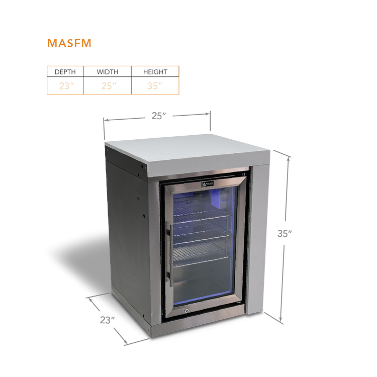 Mont Alpi Deluxe Fridge Cabinet Module MASFM by Mont Alpi