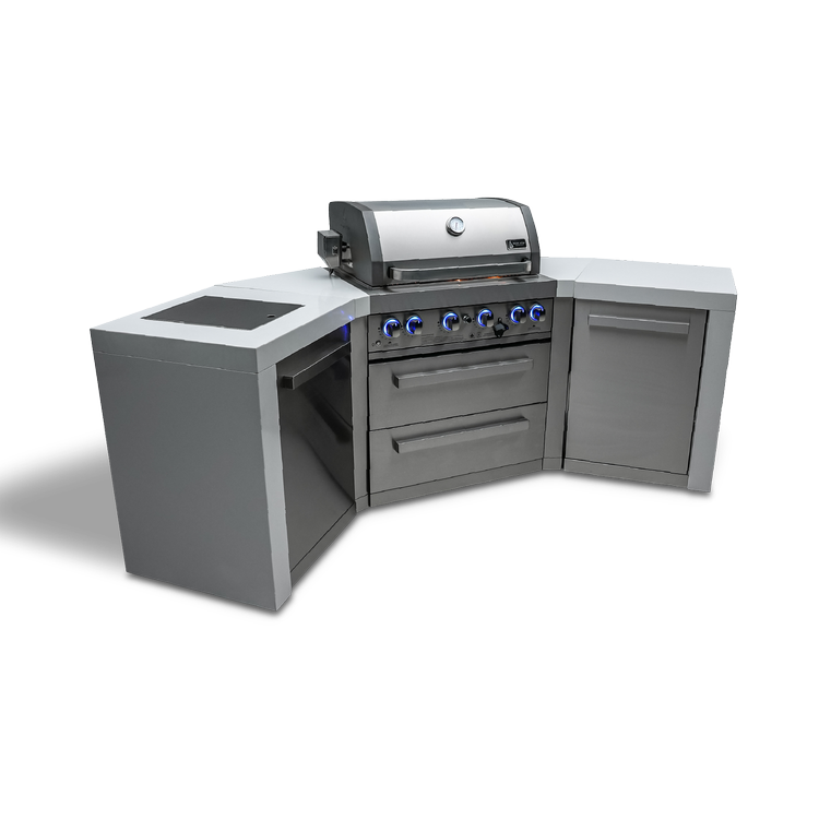 Mont Alpi Deluxe Series 4 Burner Deluxe Island with 45-Degree Corners MAi400-D45 by Mont Alpi