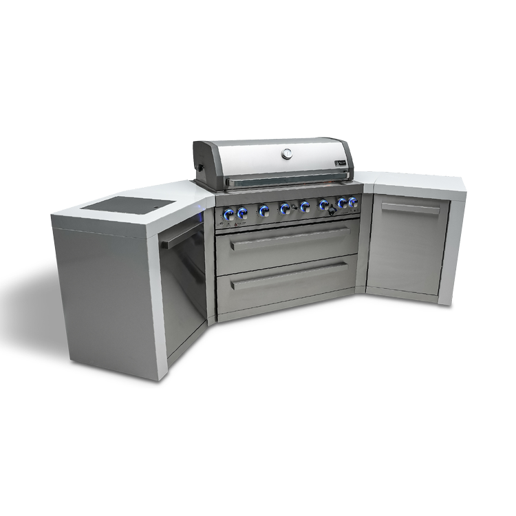 Mont Alpi Deluxe Series 6 Burner Deluxe Island with 45-Degree Corners MAi805-D45 by Mont Alpi