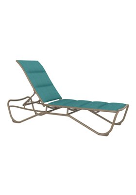 Millennia Padded Sling Armless Chaise Lounge By Tropitone