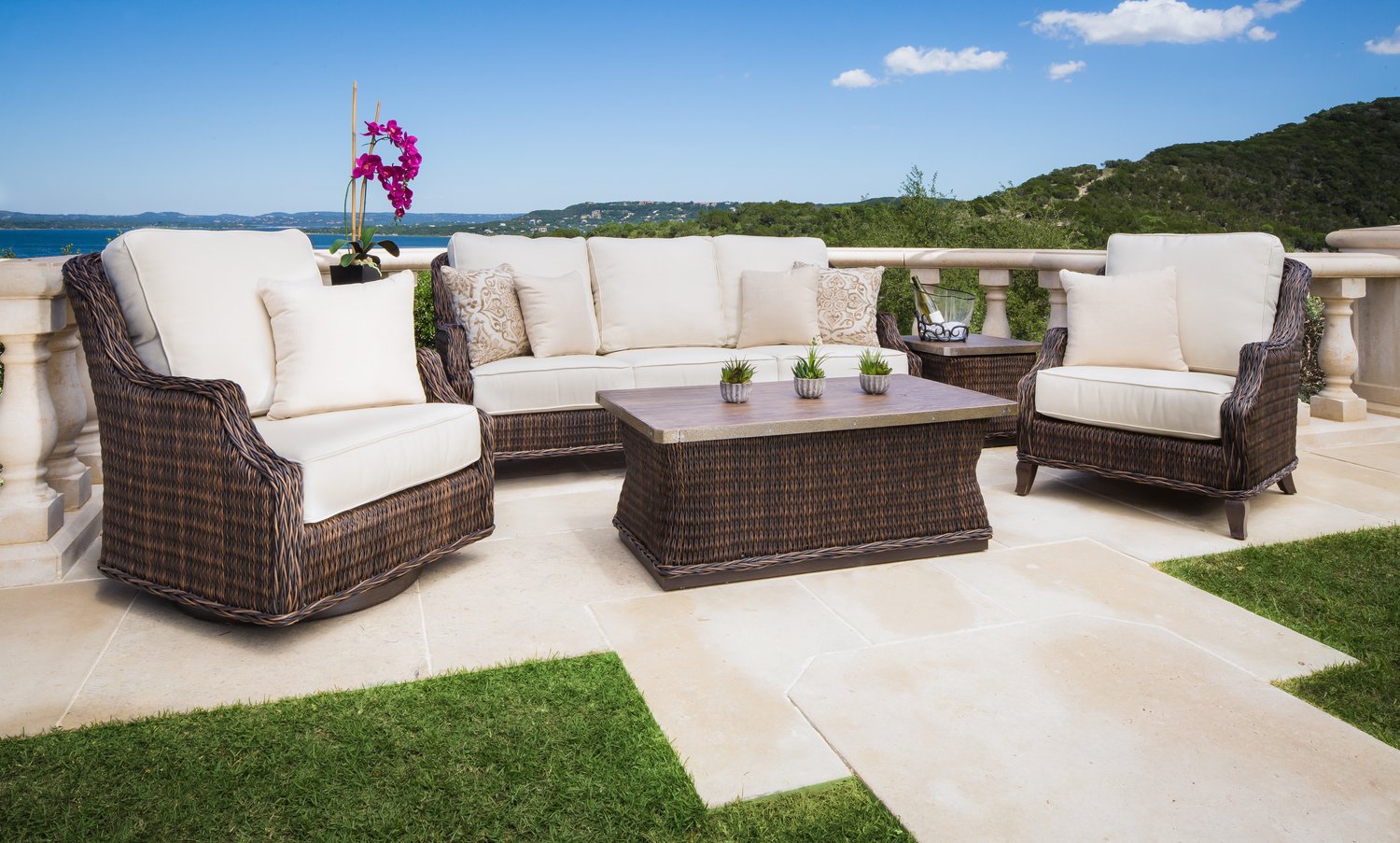 Monticello Club Seat Set By Patio Renaissance