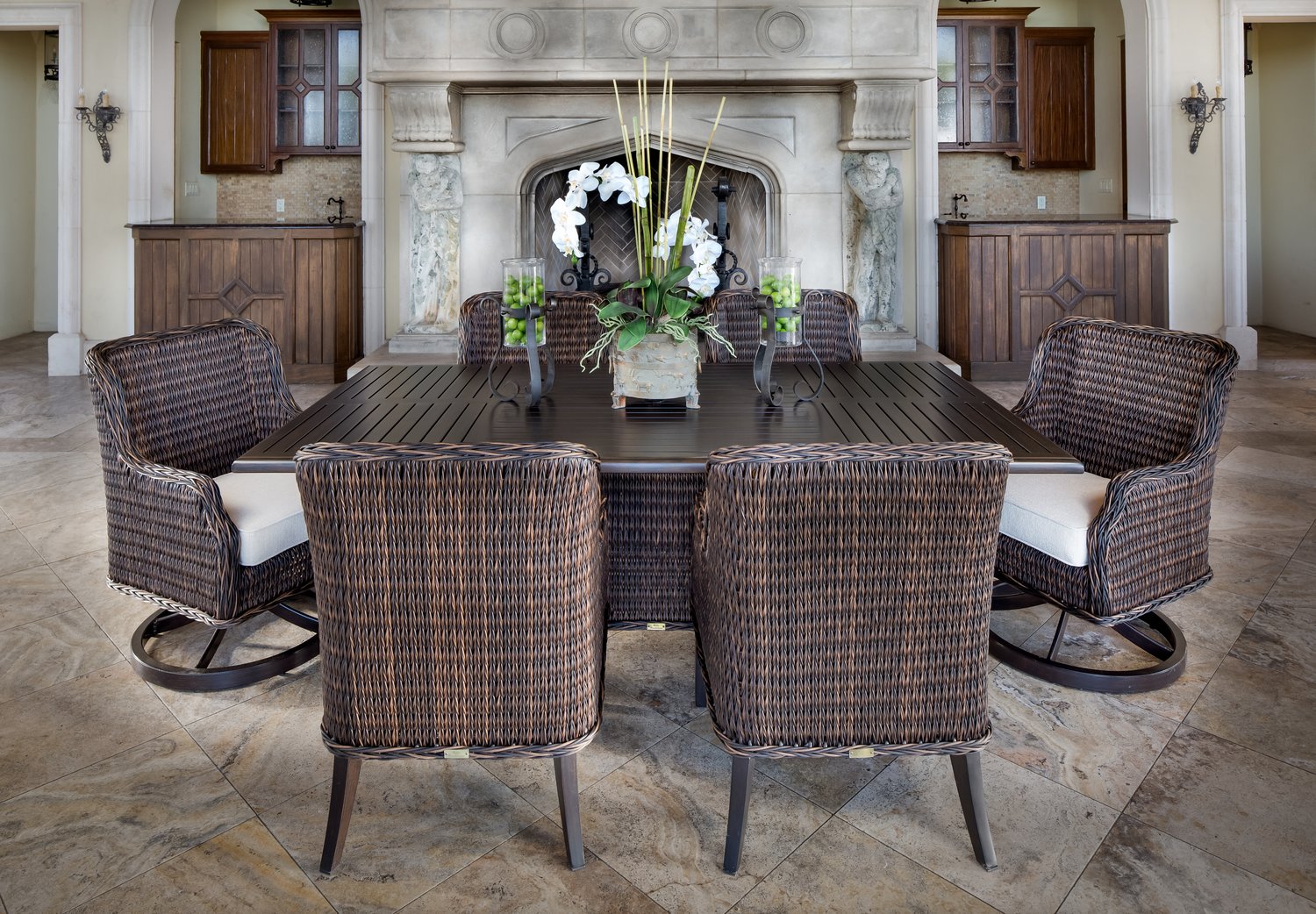 Monticello Dining Swivel Rocker By Patio Renaissance