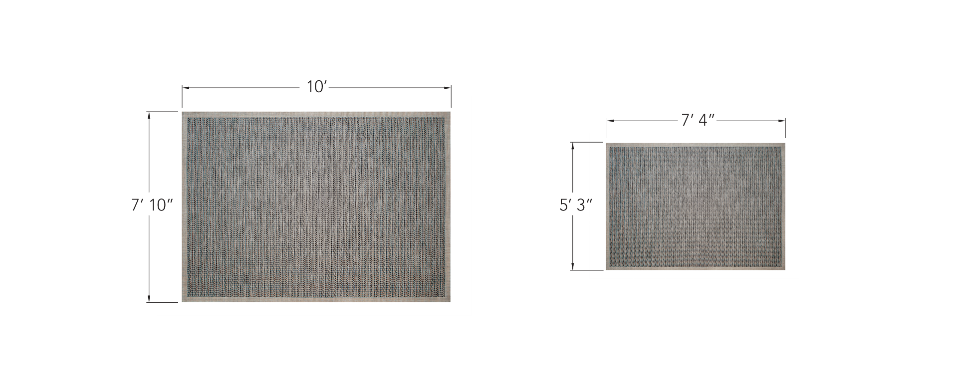 North Shore - Pebble Indoor /Outdoor Rug by Treasure Garden